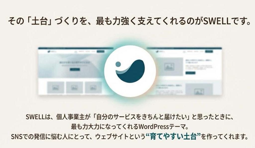 SWELLは土台作り